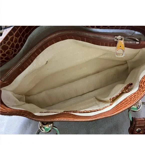 CELINE BOOGIE EMBOSSED CROC BAG- vintage - Picture 10 of 16